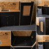 xvc-kitchen-black-collage VW Transporter T5/T6 Campervan Kitchen in Black - XVC Base